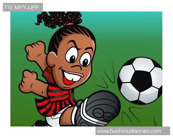 个性化足球女球星漫画形象打造展现独特魅力与无畏精神